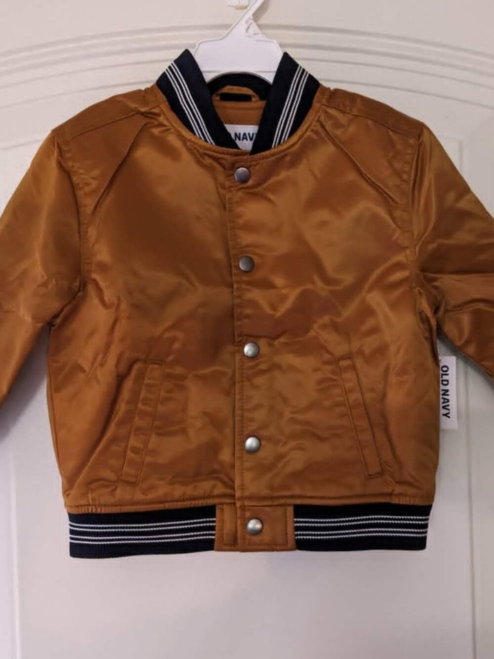 Boys Old Navy Satin Bomber Jacket 3T - NWT